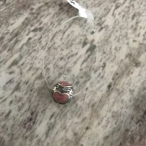 pink heart pandora charm